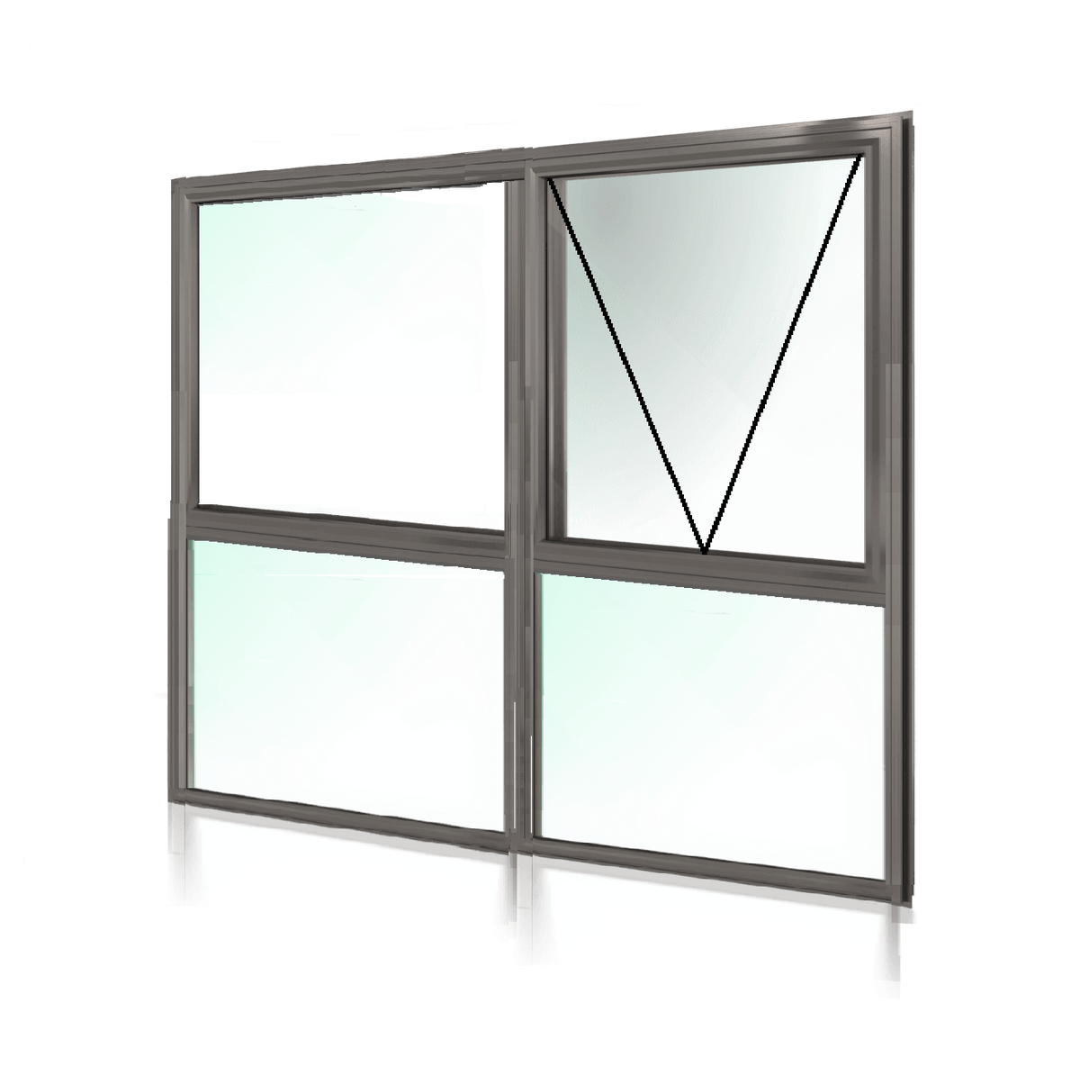 Awning Window OX + Lowlite 2057 H x 1810 W
