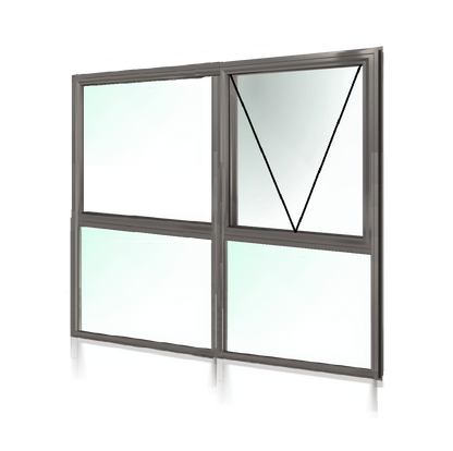 Awning Window OX + Lowlite 2057 H x 1810 W
