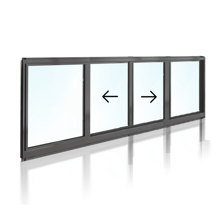 Sliding Window  OXXO 1200 H x 2410 W