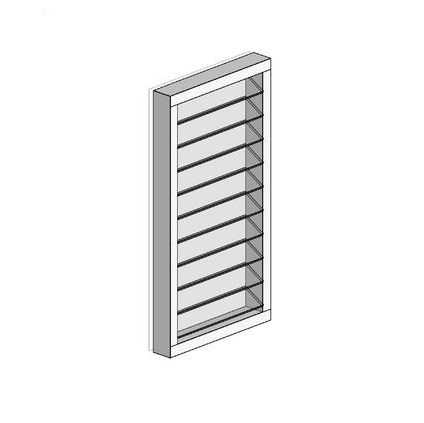 Louvre Window 1800 H x 910 W