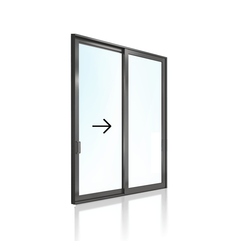 Sliding Door XO RIGHT 2400 H x 2685 W