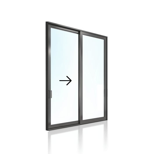 Sliding Door XO RIGHT 2400 H x 2685 W