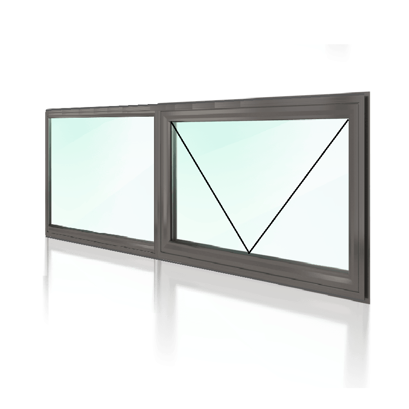 Awning Window OX 1200 H x 2050 W