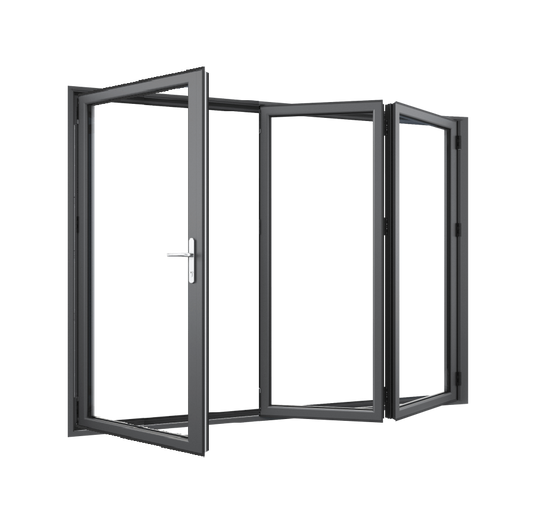 Bifold Doors 2-STACKING RIGHT / 1-LEFT (OPEN OUT) 2100 H x 2150 W