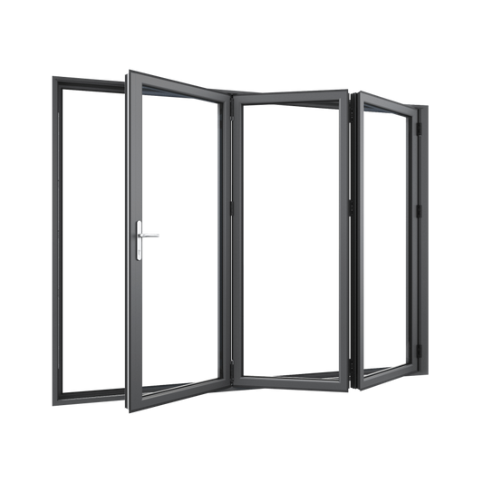 Bifold Doors 3-STACKING RIGHT  (OPEN OUT) 2400 H x 2710 W