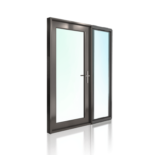Hinged Door XO (LEFT HINGE) (OPEN IN) 2400 H x 1600 W