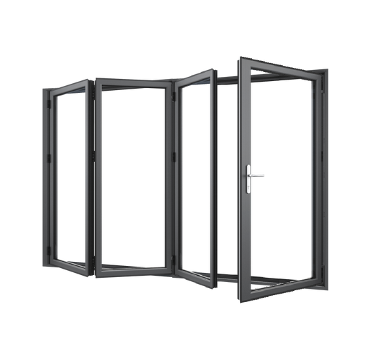 Bifold Doors 1-STACKING RIGHT / 3-LEFT (OPEN OUT) 2400 H x 3610 W