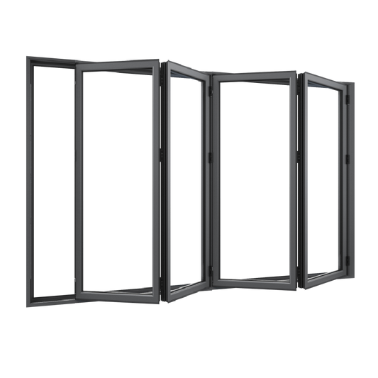 Bifold Doors 4-STACKING RIGHT (OPEN OUT) 2400 H x 3610 W