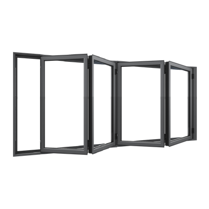 Bifold Window 4-STACKING RIGHT (OPEN OUT) 1500 H x 2150 W