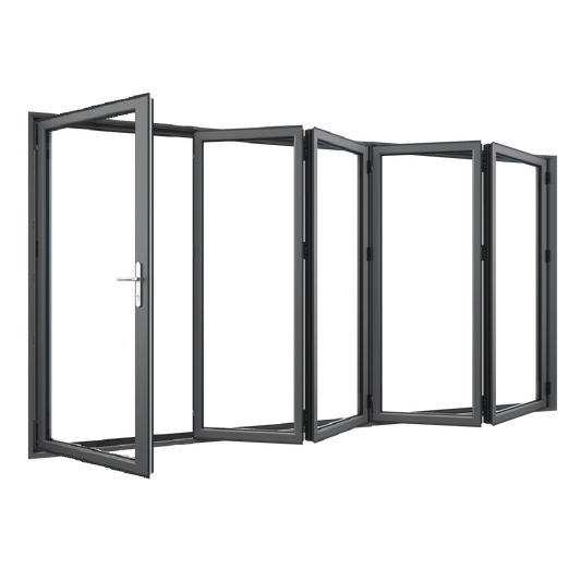 Bifold Doors 4-STACKING RIGHT / 1-LEFT (OPEN OUT) 2100 H x 4510 W
