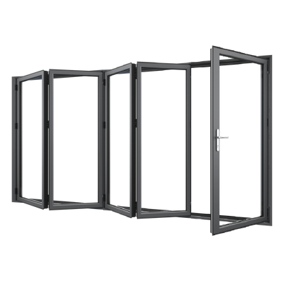 Bifold Doors 1-STACKING RIGHT / 4-LEFT (OPEN OUT) 2400 H x 3600 W