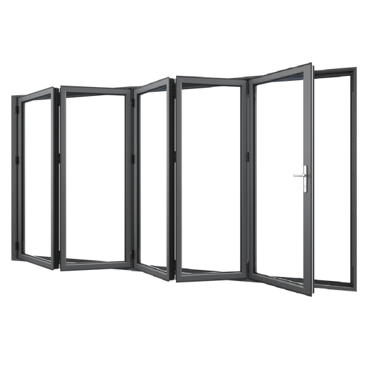 Bifold Doors 5-STACKING LEFT (OPEN OUT) 2100 H x 4510 W