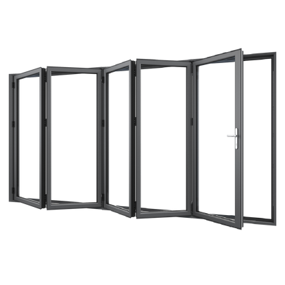 Bifold Doors 5-STACKING LEFT (OPEN OUT) 2400 H x 3600 W