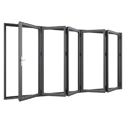 Bifold Doors 5-STACKING RIGHT (OPEN OUT) 2100 H x 3600 W