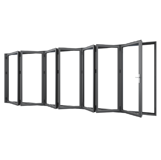 Bifold Doors 7-STACKING LEFT (OPEN OUT) 2100 H x 5000 W