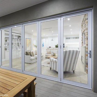 Bifold Doors 7-STACKING LEFT (OPEN OUT) 2400 H x 5000 W