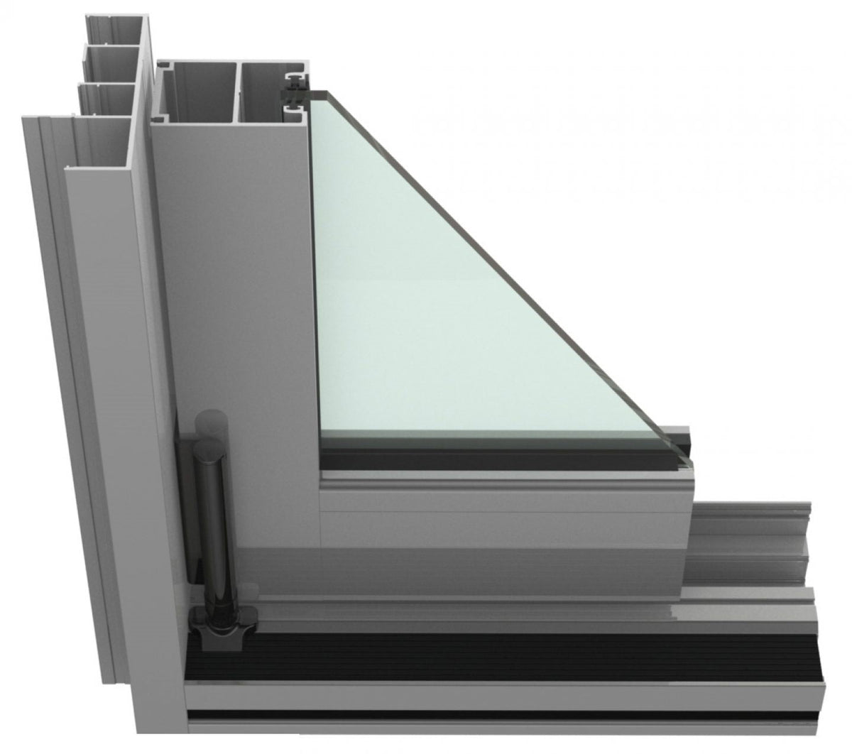Bifold Doors 1-STACKING RIGHT / 2-LEFT (OPEN OUT) 2400 H x 2150 W