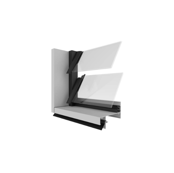 Louvre Window 900 H x 910 W