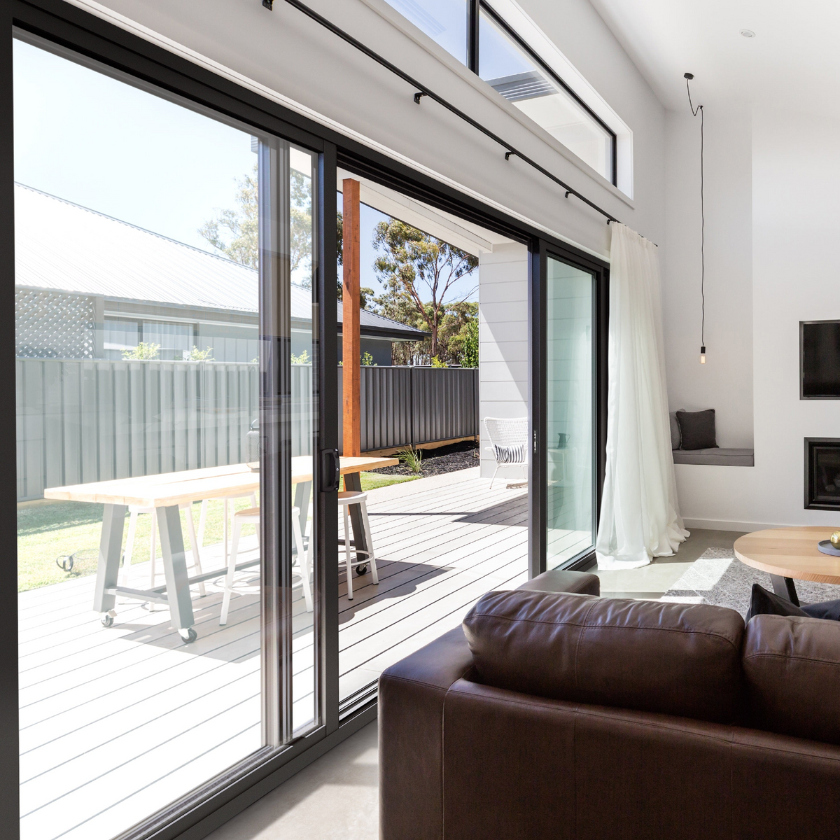 Sliding Door OX 2100 H x 1450 W